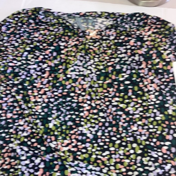 Nwt Liz & Lilli woman’s plus size 3X blouse short sleeve - Picture 9 of 12